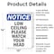 Signmission Safety Culture Sign, 10 in Width, Plastic, Rectangle OS-2PACK-NS-P-1014-V-14057 - alternate 3